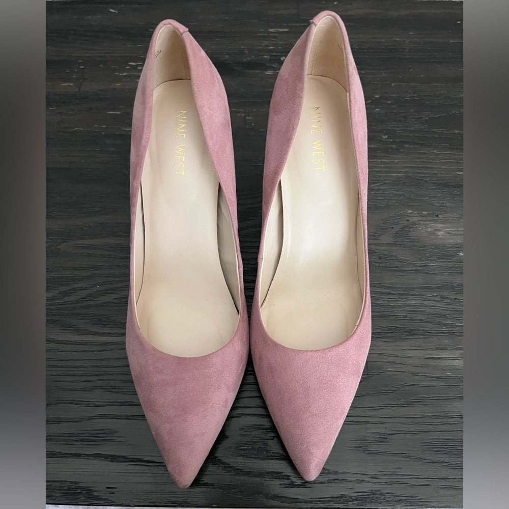 Nine West Women's Mauve Suede Heels